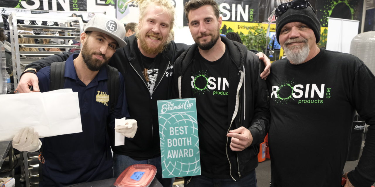 Rosin Tech Takes Home Best Booth at Emerald Cup 2017